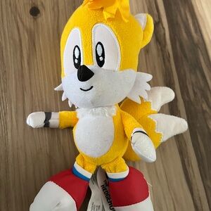 Sonic the Hedgehog Tails 9” Plush Jakks Pacific Sega Stuffed Animal